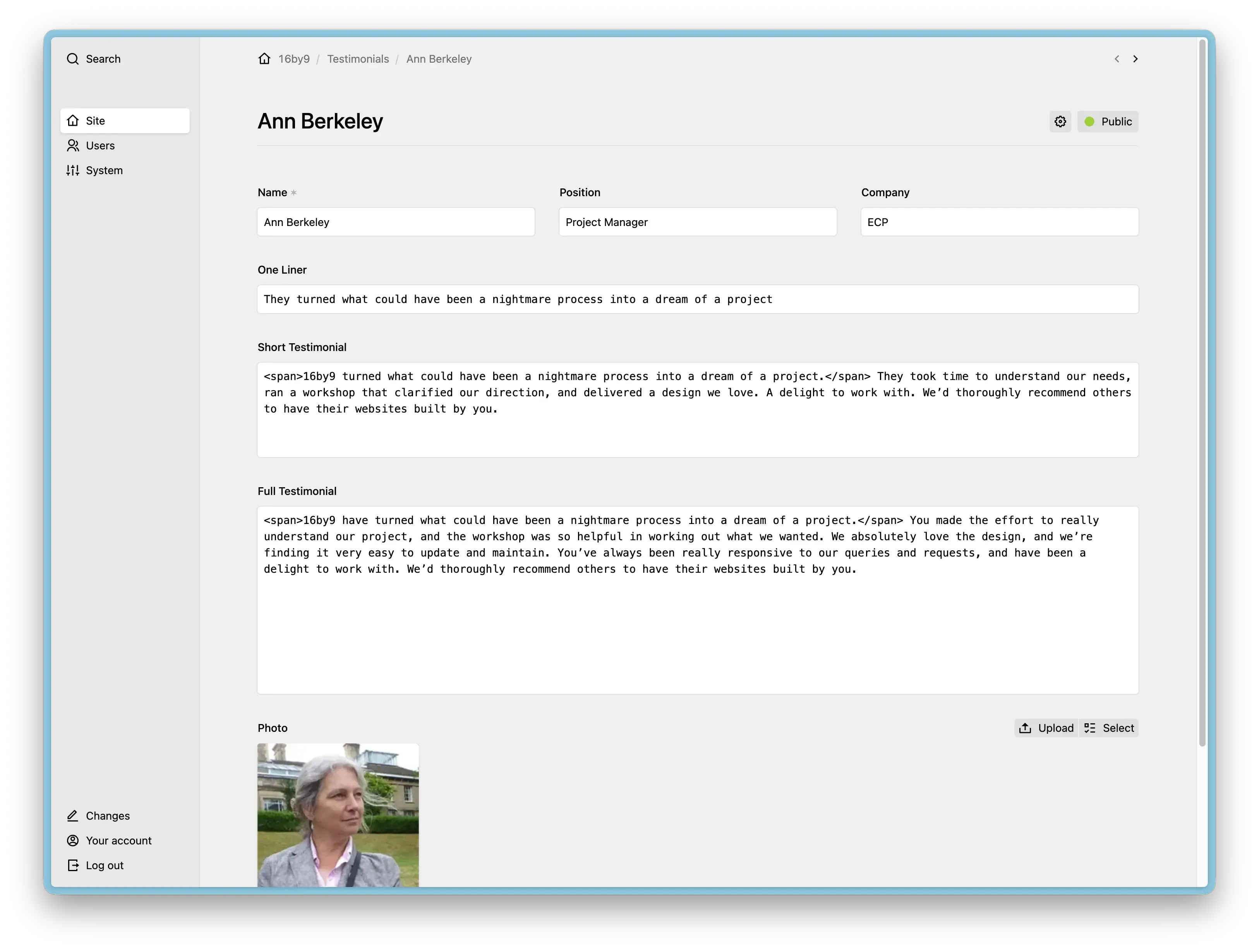 Screenshot of Obsidian